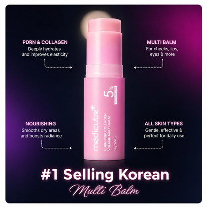 MEDICUBE PDRN PINK COLLAGEN MULTI BALM STICK 5% VOLUFILINE