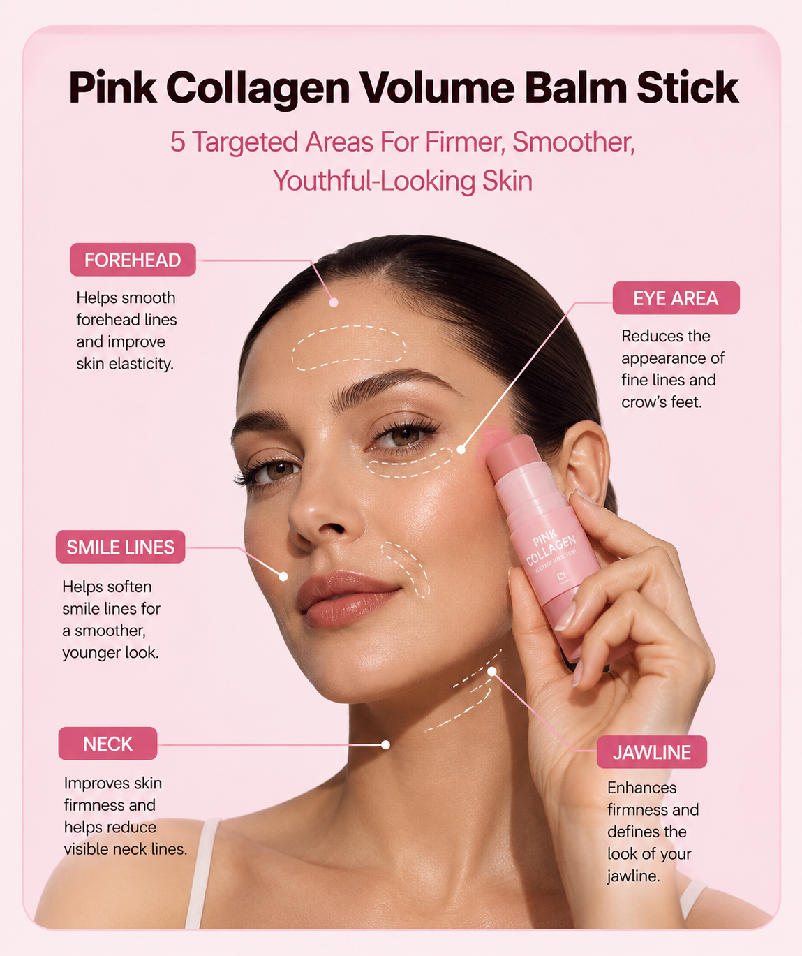 MEDICUBE PDRN PINK COLLAGEN MULTI BALM STICK 5% VOLUFILINE